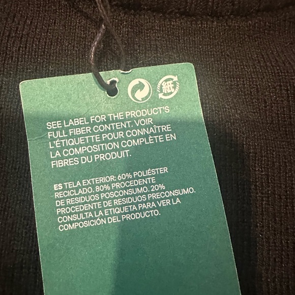 NWT Pringle Of Scotland X H&M Black White Sweater Womens Wool Blend Size Small - Picture 8 of 9